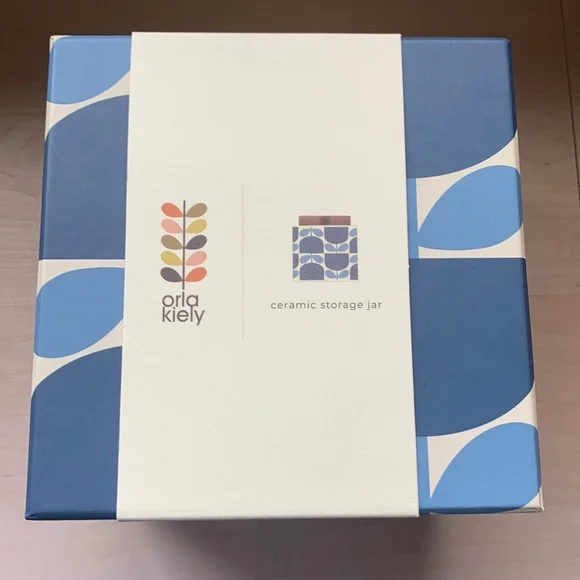 🥡 NIB Orla Kiely Ceramic Storage Jar Soldout - Picture 4 of 4